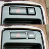 Adecuado para 00-06 Bmw X5 Modificación Interior de Coche Piano Negro Marco de Luz de Emergencia Doble Parpadeo Pegatina Decorativa