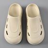 Zapatos de Chef para Mujer en Verano, Sandalias Transpirables que Aumentan la Altura para Uso al Aire Libre, Zapatos sin Cordones Impermeables y Antideslizantes para Exteriores para Parejas, Medias Zapatillas de Dedo