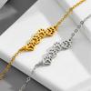 100 Pulseiras de Jianxi são Selecionadas e Sem Preocupações, Novas Pulseiras de Aço Titânio Japonesas e Coreanas para Mulheres, Simples e Versáteis, Estilo Ins, Acessórios de Mão de Moda Personalizados