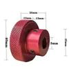 Rueda de Mano Redonda Máquina Herramienta Manija de Rueda de Mano Rueda Aleación de Aluminio Rueda de Mano Moleteada Disco Tornillo Superior Tornillo Deslizante Perilla Negra