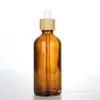 Botellas de vidrio para aceites esenciales en stock, botellas gotero selladas a prueba de luz con puntas de goma, botellas de suero engrosadas, botellas dispensadoras de vidrio para cosméticos