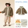 [Antibacterial y Térmica] Chaqueta de Algodón para Niñas, Abrigo de Algodón Acolchado para Niños Otoño e Invierno, Chaqueta de Algodón con Capucha Nueva para Niños, Ropa de Abrigo Forrada de Polar
