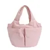 Bolsa de Hombro Tipo Cubo Popular de Nylon para Comercio Exterior para Mujeres 2026 Modelo Nuevo Multibolsillos Bolsa para el Trabajo Bolso Sencillo para el Almuerzo