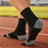 Calcetines deportivos profesionales transfronterizos, de longitud media, engrosados, antideslizantes, antipelusas, de secado rápido, elásticos, para ciclismo de hombres y running de mujeres, al por mayor