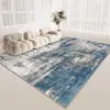 Novo Estilo Chinês Luxo Leve Tinta Arte Abstrata Tapete para Sala de Estar Simples Moderno Quarto ao Lado da Cama Cobertor Completo Estilo Nacional Tapete de Chão