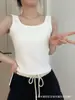 Top Camiseta sin Mangas Hot Girl para Mujer con Copas Incorporadas Adelgazante Espalda Bonita Sin Tirantes Ropa Interior Femenina Color Sólido Capa Exterior Top Base
