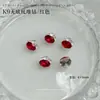 Decoraciones para Uñas con Pedrería Acabado Blanco K9, Pedrería Ovalada sin Base Hielo Azúcar Deslumbrante de Alta Gama, Accesorios de Pedrería para Uñas de Lujo Ligero
