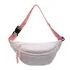2026 Nueva Tendencia de Moda Bolso Cruzado Estilo Coreano Bolso Casual Bolso Simple con Cremallera Costurado Tela de Nylon Bolso de Pecho para Mujer