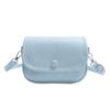Bolso Pequeño Cuadrado Color Sólido Estilo Normcore de Verano para Mujer 2025 Nuevo Elegante Casual Bolso de Hombro Textura de Viajero Bolso Cruzado