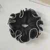 Scrunchie de Gasa de Color Sólido Simple y Elegante Malla para Cola de Caballo Cuerda para el Cabello Banda Elástica Accesorio para el Cabello