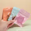 En Stock 14 Bolsas Auto-Sellables de Macarrón de Seda, Película Perlada, Bolsas Pequeñas Sellables para Joyería de Colores, Bolsas de Embalaje