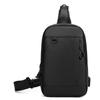 Nova Bolsa Transversal da Moda Grande Capacidade Bolsa de Peito Masculina Bolsa de Peito para Esportes ao Ar Livre Mochila Transversal Multifuncional para Deslocamento