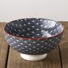 Copa de 6 pulgadas cuenco moderno nórdico simple rejilla color bajo esmalte vajilla de cerámica comida creativa avena sopa tazón para ramen