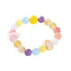 Pulsera Multicolor de Cristal Natural Pulsera de Cuentas Joyería de Mano Pulsera de Cristal Amarillo Natural Pulsera de Sensación de Lujo Ligero Alta Gama Cuentas