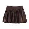 AliExpress Transfronteiriço 2026 Primavera Nova Roupa Feminina Cor Sólida Plissada Temperamento Moda Fofa Mini Saia 2083911