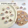 Enfeites Acrílicos Fofos com Contas e Furo Passante, Luminária de Mesa Fofa, Casa Nuvem Canele Acessórios para Corrente de Celular DIY