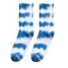 Calcetines Tie-Dye de Media Caña para Hombre y Mujer, Calcetines de Algodón Degradado de Caña Alta Coloridos, Calcetines de Moda Europeos y Americanos, Calcetines de Moda Estilo Ins
