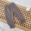 Pantalones Cargo de Algodón de Color Sólido para Niños y Niñas de Primavera, Otoño e Invierno, Pantalones Largos Casuales Elegantes para Niños Pequeños y Niños Mayores