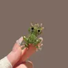 Broche de Broche de Príncipe Sapo com Strass Completo de Alta Qualidade Acessórios de Pinos de Lapela de Animal de Desenho Animado 2026 Novos Acessórios Fofos Pingentes para Bolsa
