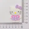 Accesorios de Gato KT de Dibujos Animados Hechos a Mano DIY Funda para Teléfono Móvil Pegatina para Vaso de Agua Hebilla para Zapato con Agujero de PVC Accesorios para Ropa y Cabello Accesorios para Bolsa de Zapatos