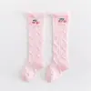 Calcetines de Malla de Algodón Finos de Corte Holgado para Primavera y Verano con Dibujos de Frutas Anti-Mosquitos Calcetines Altos para Bebé Calcetines Largos para Bebé Calcetines para Niños