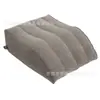 En Stock Reposapiés Portátil Trapezoidal Almohada Inflable para Piernas Almohadilla de Felpa Forma de Cuña Alivio de la Fatiga de Viaje Venta al por Mayor de Fábrica