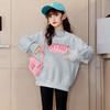 Chaqueta de manga larga con estampado de otoño para niñas, estilo occidental, bonita, para niñas de talla mediana y grande, para primavera y otoño