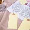 Tarjeta Etiqueta Colgante para Ropa en Blanco Cordón de Algodón Colorido Etiqueta Colgante Puede Imprimir Patrón Etiqueta de Cuerda Etiqueta Colgante Manila
