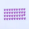 Adesivos decorativos de pérolas coloridas de amor para crianças, autoadesivos para rosto e sobrancelhas, adesivos de carro de pérolas feitos à mão DIY