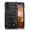 Funda para teléfono móvil Honor X50, funda trasera de piel de cocodrilo con media funda protectora de cuero de alta gama para Honor X50i.