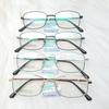 2024 Ultraligero Nueva Llegada Titanio No Magnético Montura de Negocios Moda Casual para Hombre Media Montura con Miopía Gafas de Montura Completa Lote Mixto