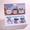 Pequeña Ciudad Yixiang Xinyu Traje de Perfume para Mujer Fresco, Natural y Duradero Eau De Toilette Set de Tres Piezas Rojo en Línea Venta al por Mayor Transfronteriza