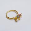 Liquidación Especial de Huevo de Año Nuevo, Diseño Único, Anillo Simple y Elegante Chapado en Oro Latón para Mujer, Anillo para el Dedo Índice