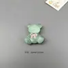 Oso con Lazo Transparente Paquete de Materiales para Funda de Teléfono de Pegamento de Crema DIY Joyería de Pasador de Pelo Hecho a Mano Accesorios de Resina Venta al por Mayor