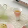 Taza de Té de Cerámica Perfumada de Pomelo y Jazmín Dinastías Tang y Song Juego de Té Kung Fu Vajilla Doméstica de Cerámica Taza de Té Taza con Delicioso Adorno de Flores