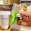 Muñeca Colgante Panda de Chengdu Estilo Nuevo Dibujos Animados Souvenir Decoración de Base Bolso de Mujer Pareja Colgante Pequeño Llavero
