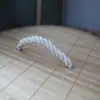 Cesto de roupa suja à prova de poeira para transporte internacional, cesto de armazenamento de bambu trançado, balde dobrável de bambu trançado para armazenamento de roupas sujas, atacado