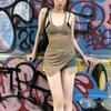 Camisola Transparente de Cuello Halter al por Mayor Transfronterizo para Mujer Verano 2025 Top Sexy Ajustado para Vestir