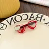 Dibujo Animado Lindo Gato Kt Mini Gafas Pasador para Niños Corazón Femenino Chica Dulce Pinza de Pico de Pato Pasador para Bebé Accesorios para el Cabello