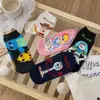 Meias de comércio exterior novas meias fofas de desenho animado meias femininas casuais coreanas meias de giz de cera pequenas novas meias rasas vendas diretas