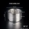 44 Tamaños en Stock Tetera de Vidrio para Agua Filtro Grabado Acero Inoxidable Filtro de Té Filtro Antiderrames de Té