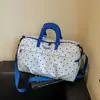 Bolsa de viaje de gran capacidad, elegante bolsa de mano con compartimento separado para zapatos, bolsa para deportes y fitness, bolsa de almacenamiento de ropa para salidas