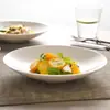 Prato Cerâmico de Repolho Puro, Prato de Sopa Cônico Doméstico, Conjunto Combinado para Micro-ondas, Louça de Mesa de Porcelana de Ossos de Alto Valor