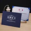 Funda de certificado de una pieza tamaño A4 para certificados de graduación honorífica, cartas de nombramiento, certificados de premios y certificados de capacitación; diseño de logo personalizado disponible