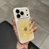Transforma Instantáneamente en una Pantalla Grande de 17 Pulgadas con Diseño Degradado y Logo, Funda para iPhone 16 Pro Max, Completamente Cubierta para 15/14, Resistente a Golpes para 13, para Mujeres para 12