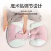 Almohada Desmontable de Pana Patchwork para Mujeres Embarazadas, Almohada para Dormir de Lado de Soporte Lumbar, Almohada para Dormir de Lado de Soporte Abdominal, Cojín de Maternidad Transpirable, Almohada de Embarazo
