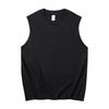 Site Independente Amazon Camiseta Regata 100% Algodão Transfronteiriça Masculina e Feminina Solta Qualidade Sem Mangas Pod Peça Única Estampa Padrão Logotipo