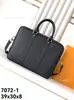 Bolso de Mano y Maletín Cruzado para Hombre Marca L de Cuero Genuino con Estampado de Palma, Sencillo y Elegante, Práctico para el Viaje Diario, Estilo Europeo y Americano