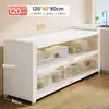 Cortina para Puerta de Gabinete para Ocultar Desorden, Cubierta para Gabinete de Cocina, Gabinete para Zapatero, Cortina a Prueba de Polvo para Armario, Gabinete sin Taladro