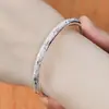 Pulsera Abierta de Moda Europea y Americana para Mujer, Gama Alta, Lujo Ligero, Versátil, Diseño de Nicho, Joyería Artística Retro de Aleación